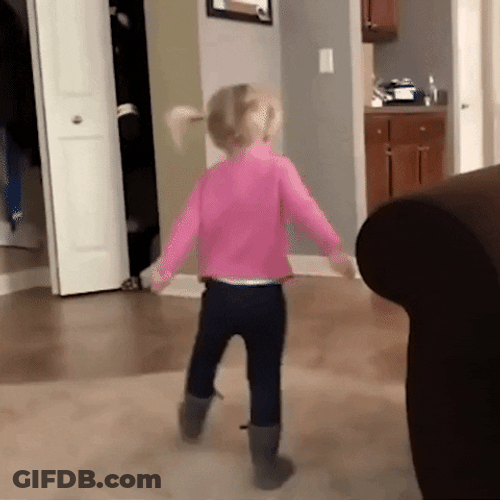Happy Sisters Day Little Girl GIF