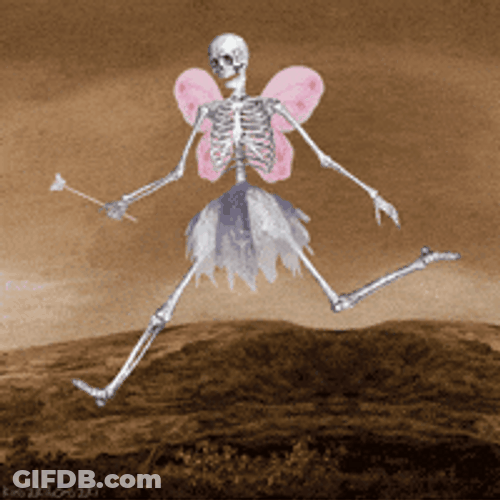 Happy Skeleton Fairy Gaunt GIF