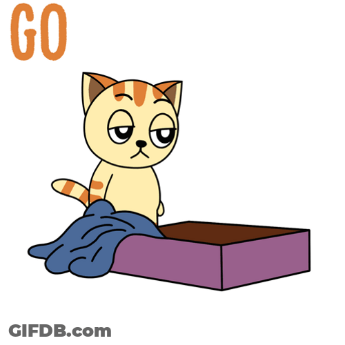 Happy Sleepy Cat Rainy Monday GIF
