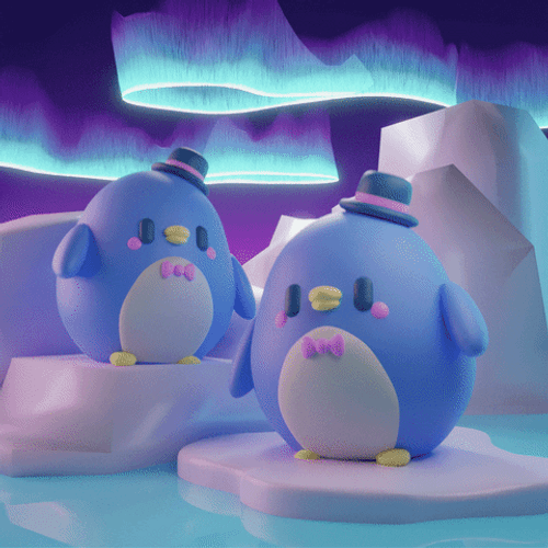 Happy Snow Ice Tuxedo Sam GIF