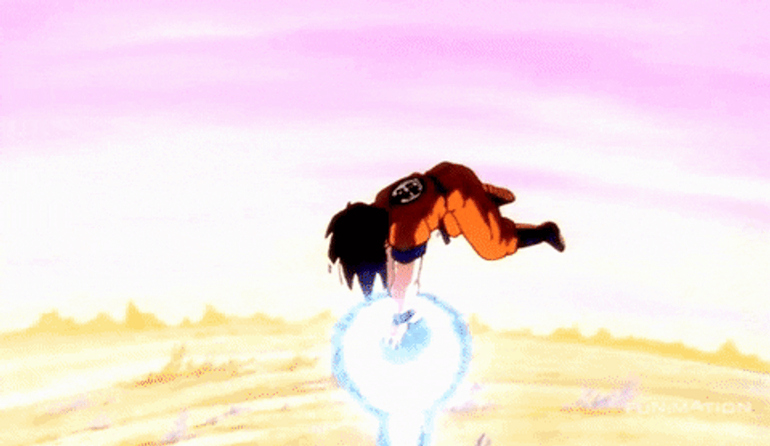 Happy Son Goku Drip GIF