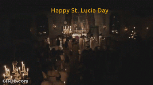 Happy St. Lucia Day Group Of People GIF