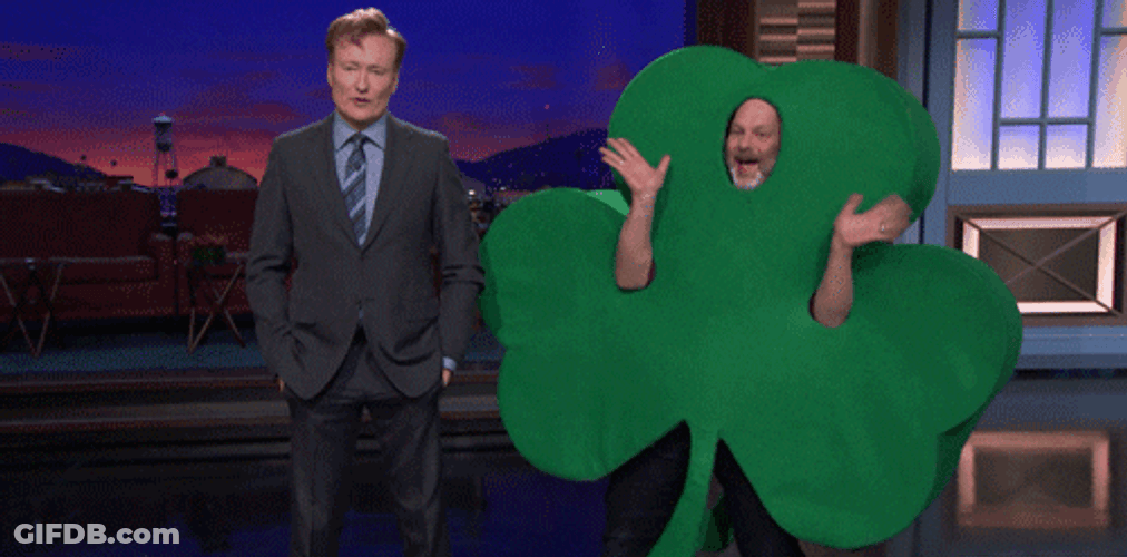 Happy St Patricks Day Conan O'Brien GIF