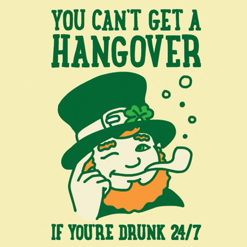 Happy St Patricks Day Hangover Party GIF