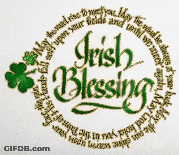 Happy St Patricks Day Irish Blessing GIF