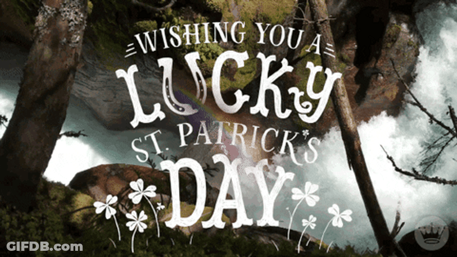 Happy St Patricks Day Luck Wishes GIF