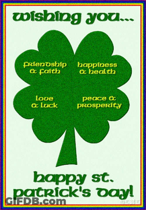 Happy St Patricks Day Wishes GIF