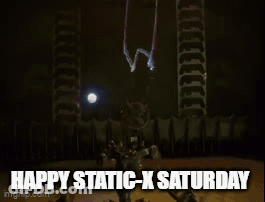 Happy Static-X Saturday Greeting With Room GIF