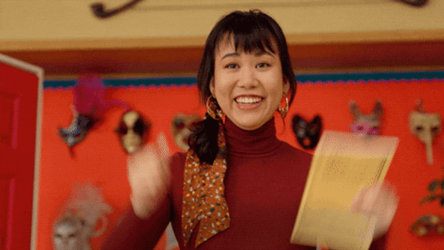 Happy Student Saying Thank You GIF