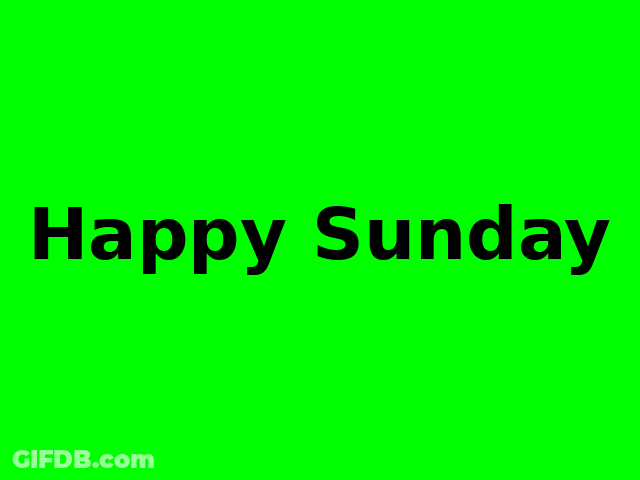 Happy Sunday GIF