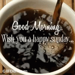 Happy Sunday Greeting Card Woman In White Dress And Hat GIF