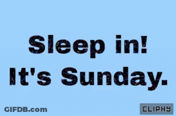 Happy Sunday Greeting With Purple Flowers And Hearts GIF