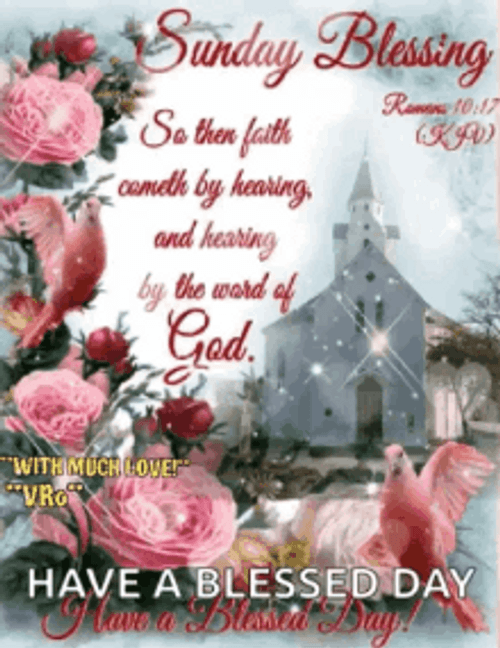 Happy Sunday Morning Blessed Day Church GIF