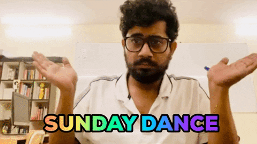 Happy Sunday Morning Sunday Dance Rahul Basak GIF