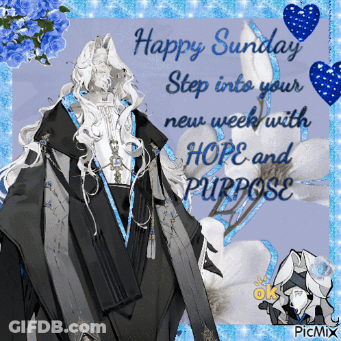 Happy Sunday Step Into New Week With Hope And Purpose GIF