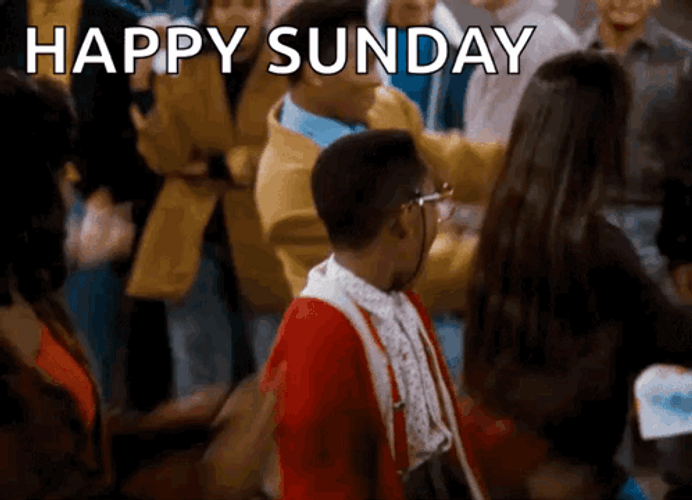 Happy Sunday Steve Urkel GIF