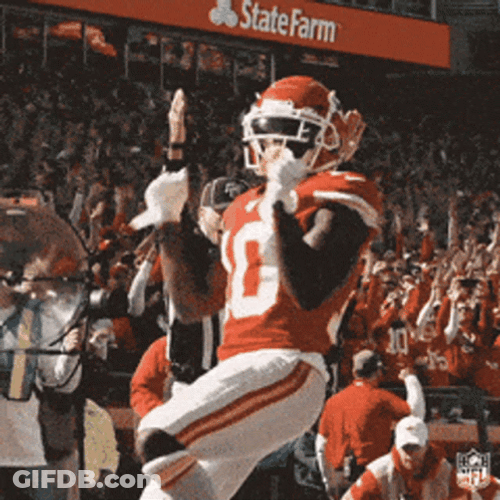 Happy Super Bowl Sunday Rugby Player Dancing GIF