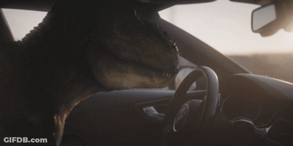 Happy T-Rex GIF