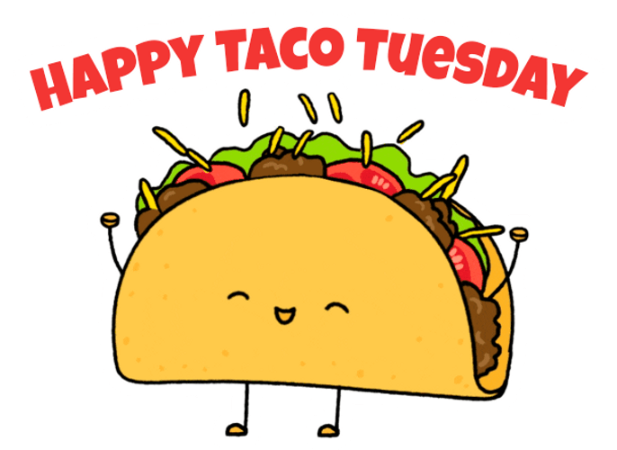 Happy Taco Tuesday Animation GIF