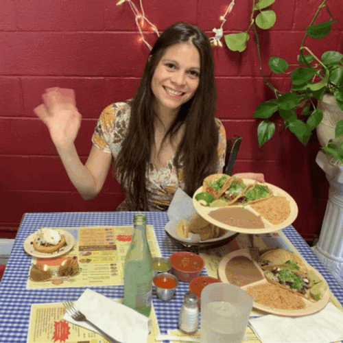 Happy Taco Tuesday Girl Celebrates Taco Day GIF