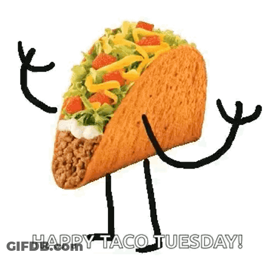 Happy Taco Tuesday Taco Dish Dancing GIF