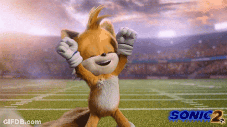 Happy Tails Sonic GIF