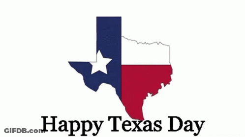 Happy Texas Day Greeting Card GIF