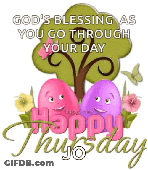 Happy Thankful Thursday Blessing GIF