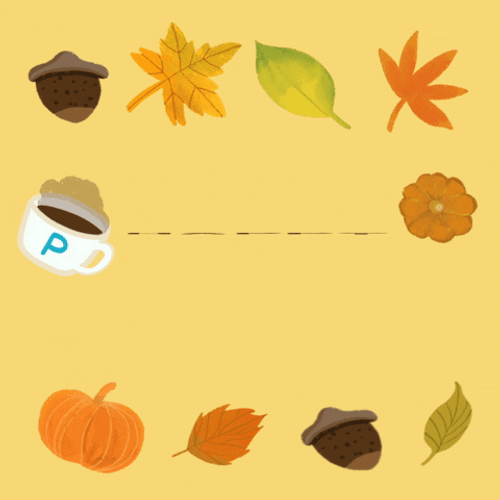 Happy Thanksgiving Autumn Themed GIF
