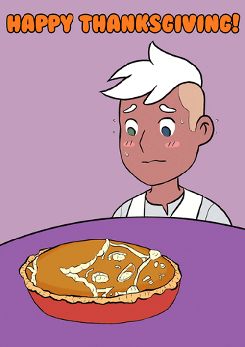 Happy Thanksgiving Crying Guy GIF