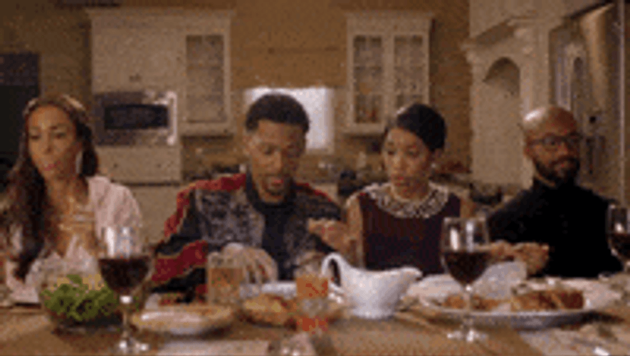 Happy Thanksgiving Family Dinner Kiya Roberts GIF