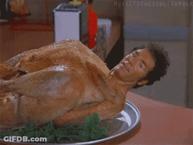 Happy Thanksgiving Funny Cosmo Kramer GIF