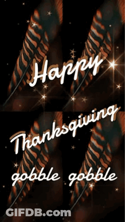 Happy Thanksgiving Gobble GIF