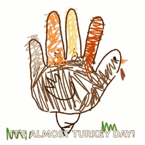 Happy Thanksgiving Hand GIF