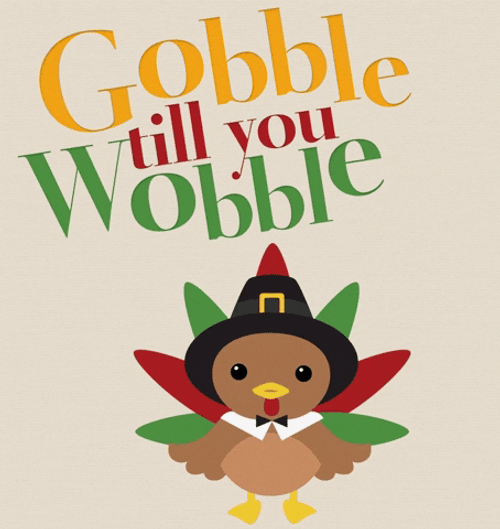 Happy Thanksgiving Little Turkey GIF
