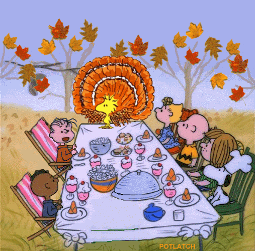 Happy Thanksgiving Snoopy Happy Thankgiving GIF