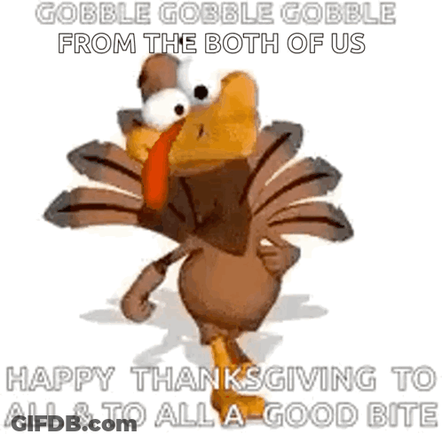 Happy Thanksgiving Turkey GIF