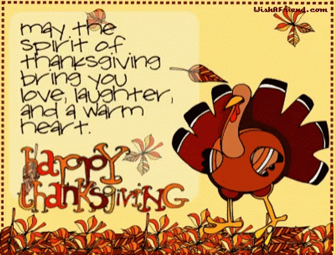 Happy Thanksgiving Warm Family Message GIF