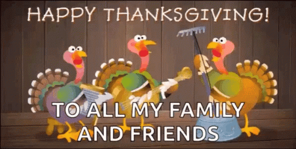 Happy Thanksgiving Wish Greetings GIF