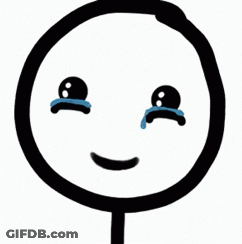 Happy Then Sad Mixed Emotion Face GIF