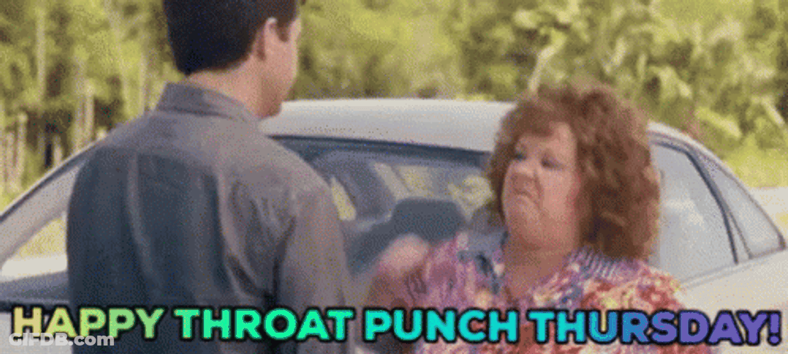 Happy Throat Punch Thursday GIF