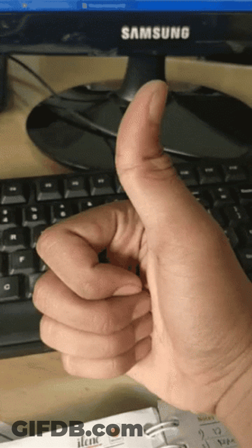 Happy Thumb Exercise GIF
