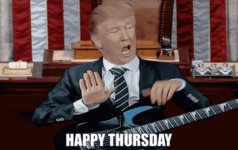 Happy Thursday Donald Trump GIF