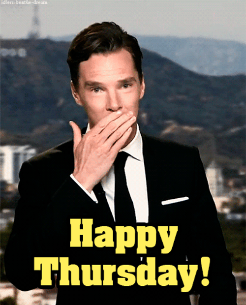 Happy Thursday Flying Kiss GIF