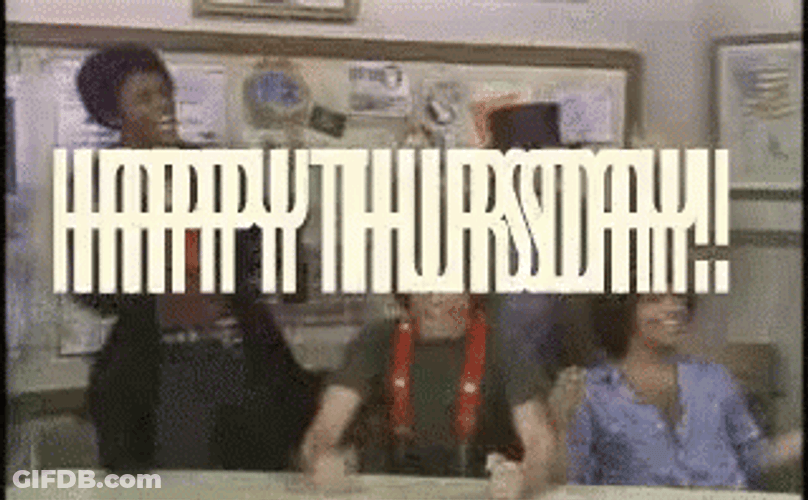 Happy Thursday Funny With Friends GIF