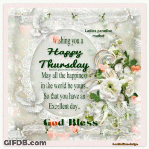 Happy Thursday Greeting Card GIF