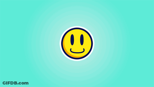 Happy Thursday Sign With Smiley Face GIF