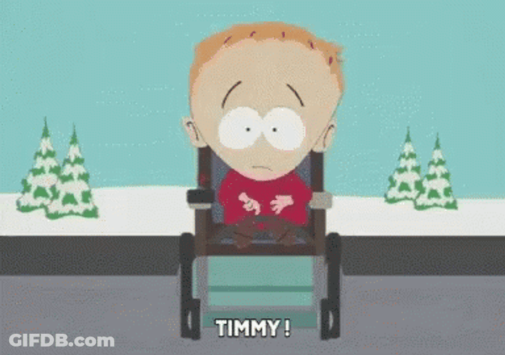 Happy Timmy South Park GIF