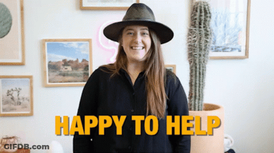 Happy To Help GIF