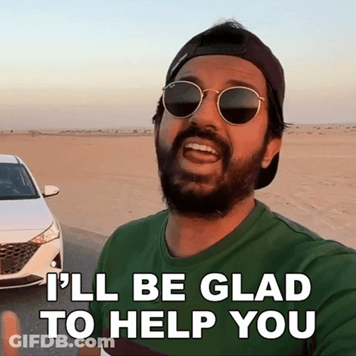 Happy To Help Faisal Khan GIF